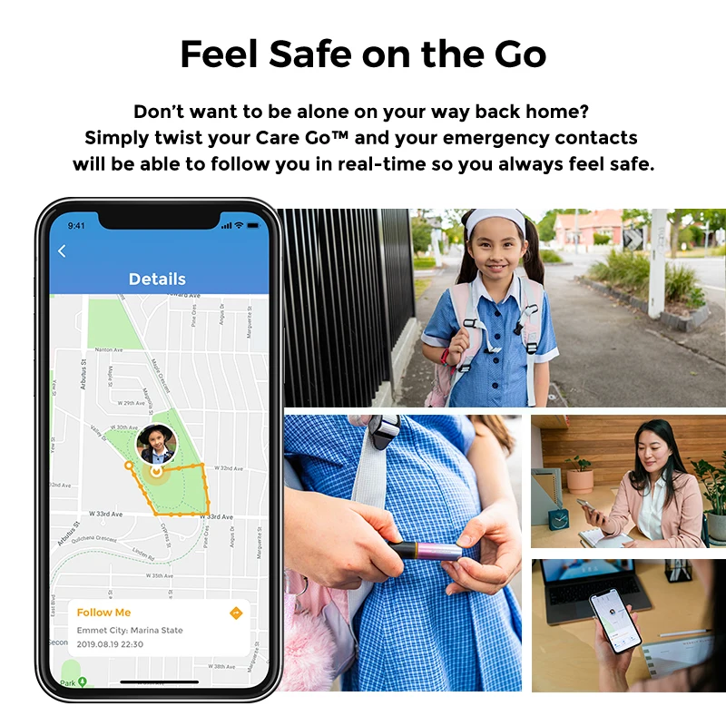 GPS-трекер Alphahom Care Go для пожилых людей брелоки с кнопкой SOS персональная охранная