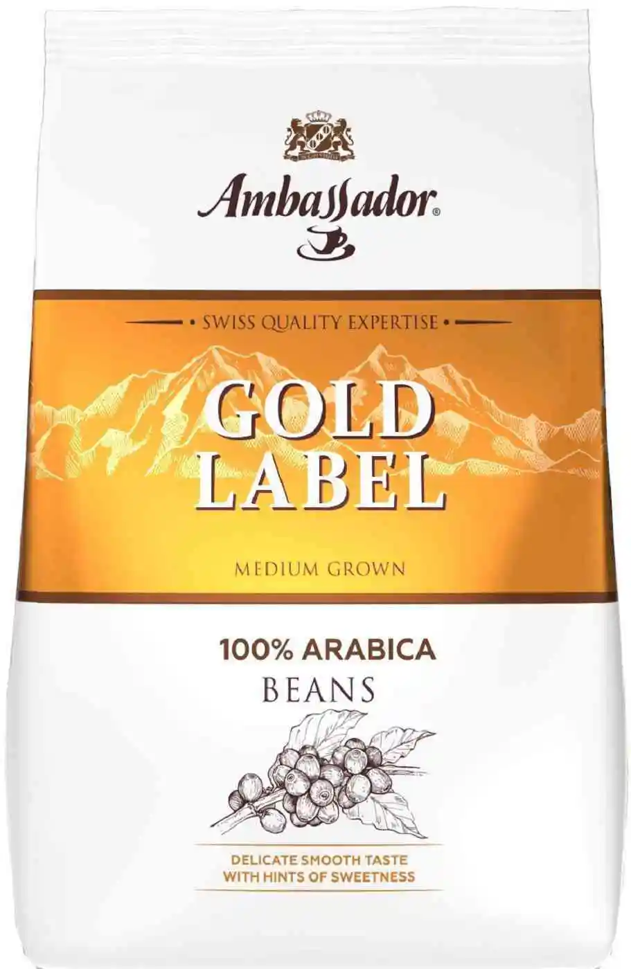 Кофе в зёрнах Ambassador Gold Label, 200 гр