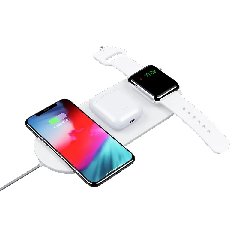 Смарт устройство для быстрой Беспроводной зарядная док станция AirPower 3 в 1 Быстрая