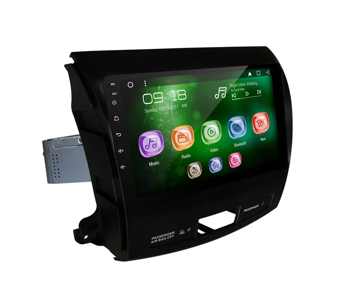 Автомобильный мультимедийный плеер allway 9 &quotIPS экран Android 0 восемь ядер ОЗУ 2 Гб ПЗУ