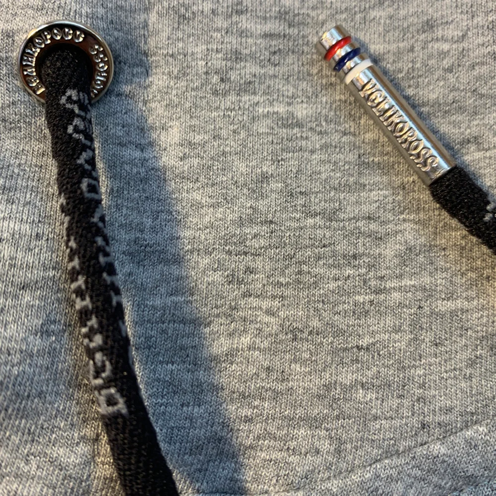 Спортивный костюм Великоросс цвета серый меланж жаккардовые лампасы и брендовые