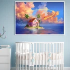 Картина маслом Драконий жемчуг для детской спальни