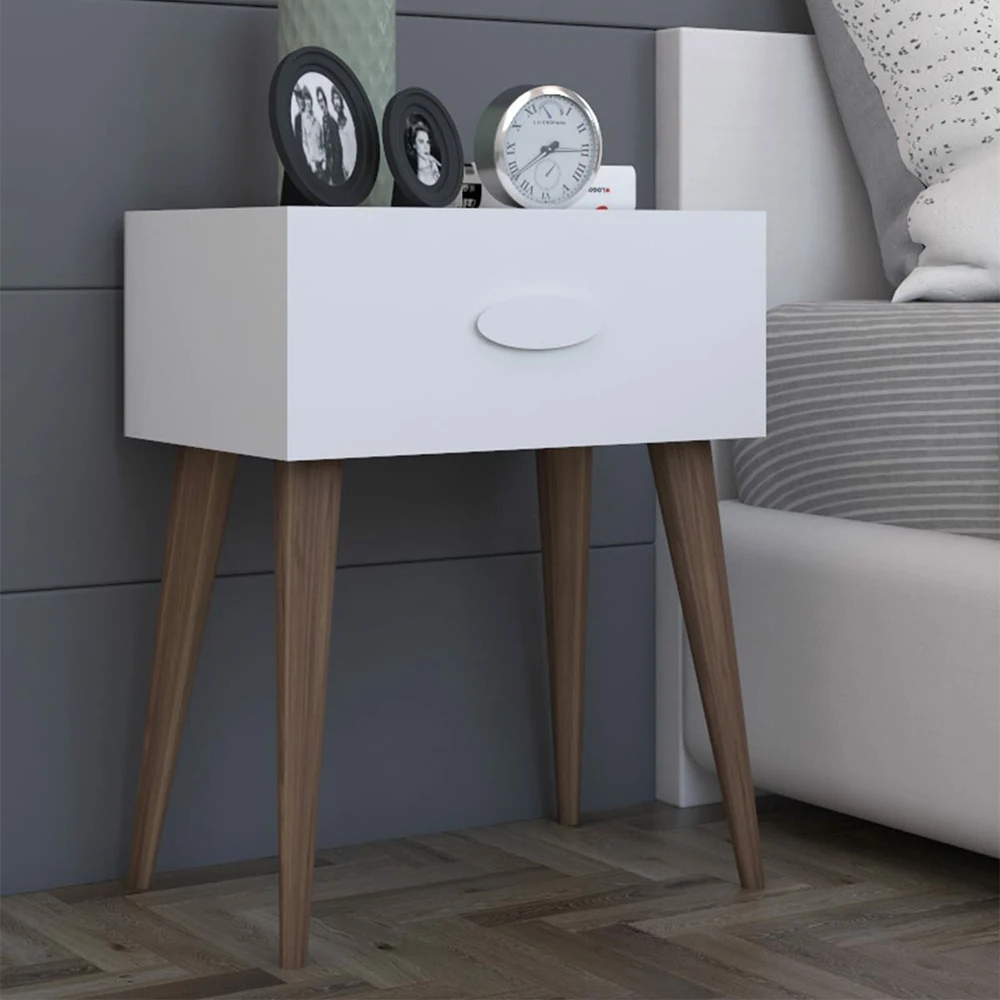 

Nightstand Modern Storage Bedroom Home Furniture, Bedroom Furniture Nightstand, Wooden Table Nightstand With Wood Legs