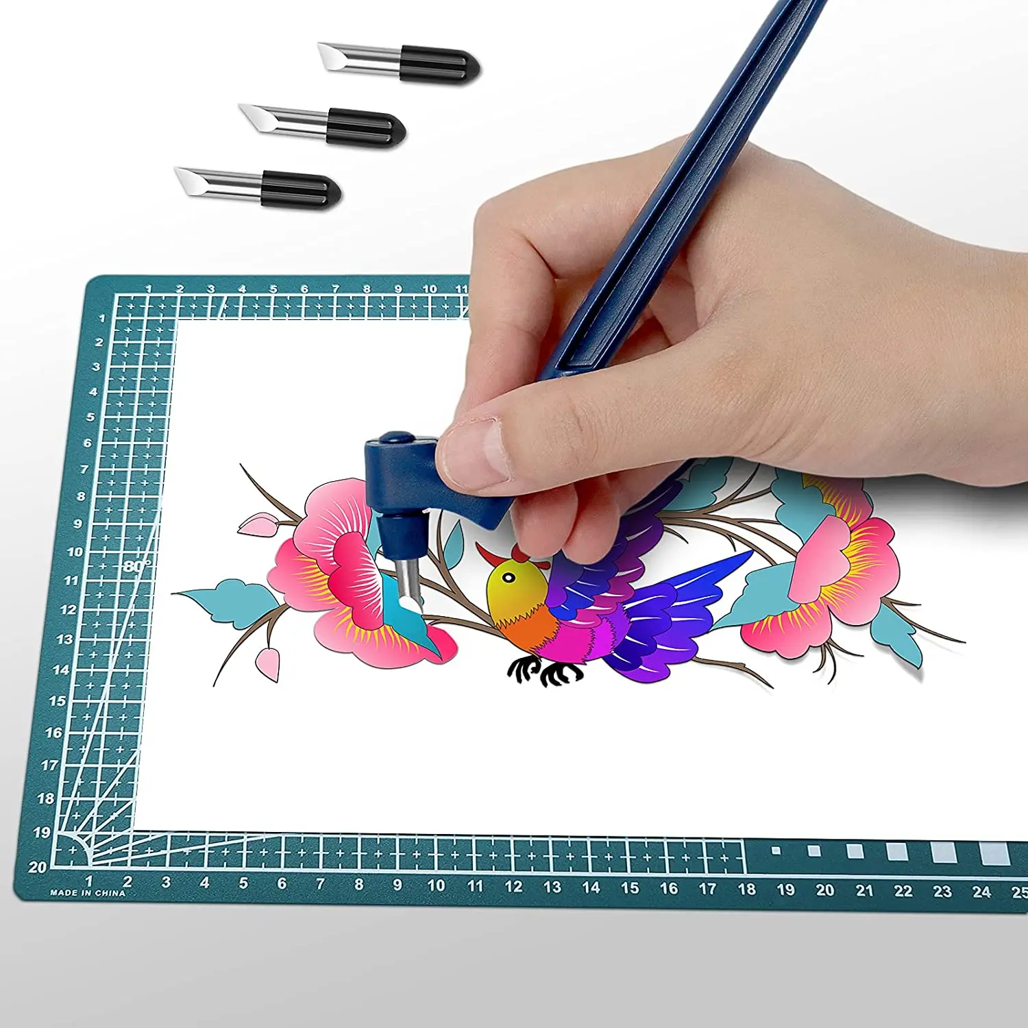 Режущий инструмент сделай сам 3 сменных ножа износостойкий режущий вращающийся