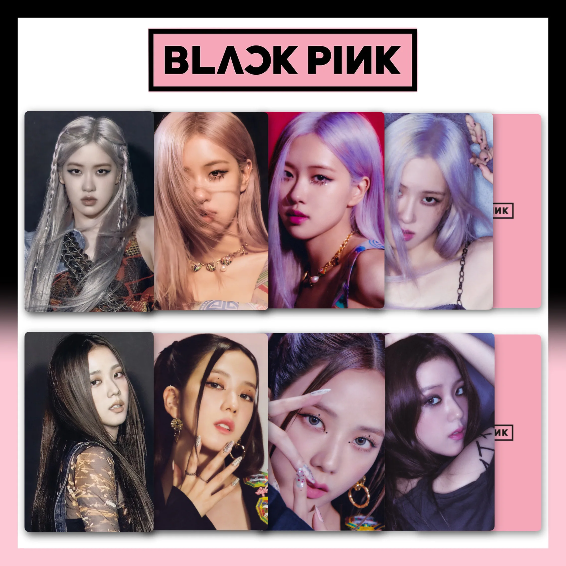 16 pcs/set Kpop BLACKPINK Jenny rosé Jisoo Lisa card bookmark for collection | Канцтовары для офиса и дома