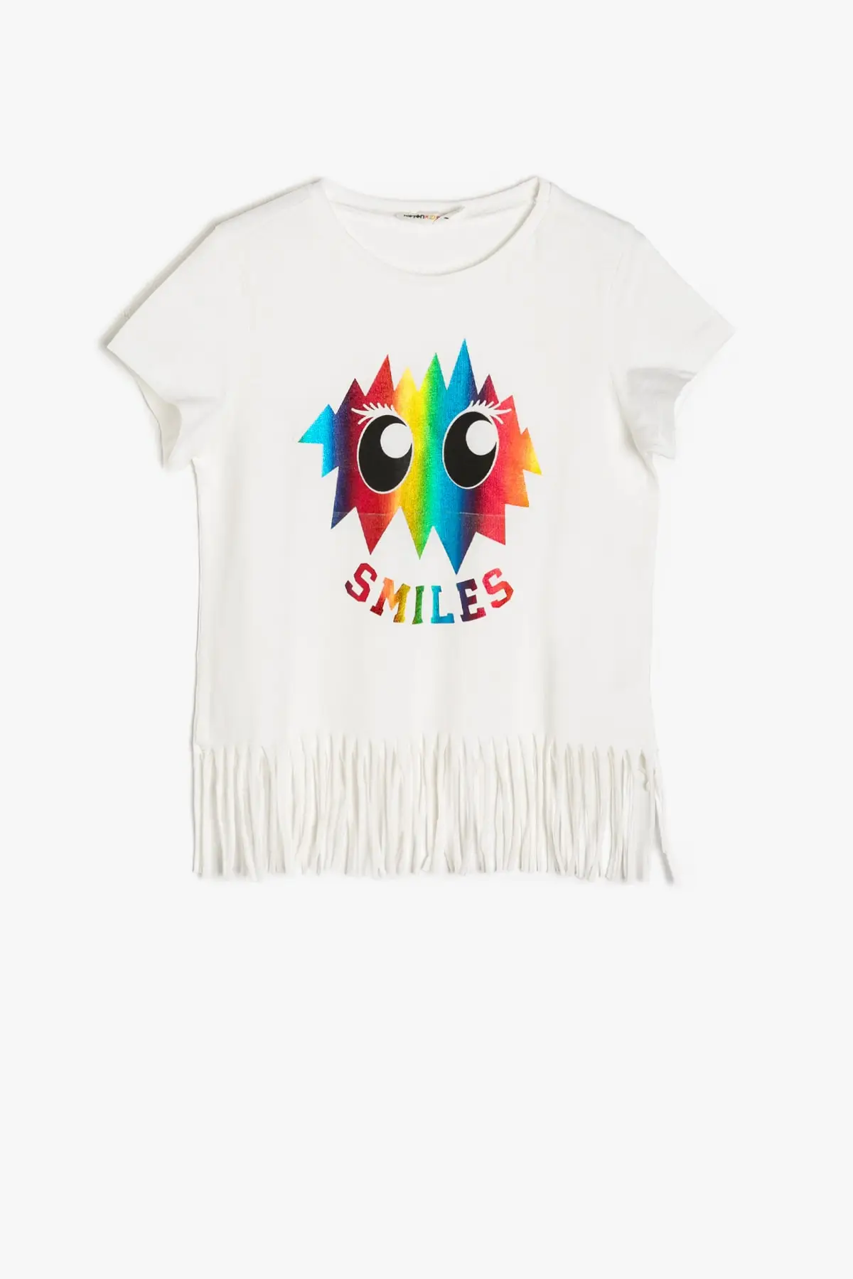 Koton Kids Raw White Female Child Printed T-Shirt | Женская одежда