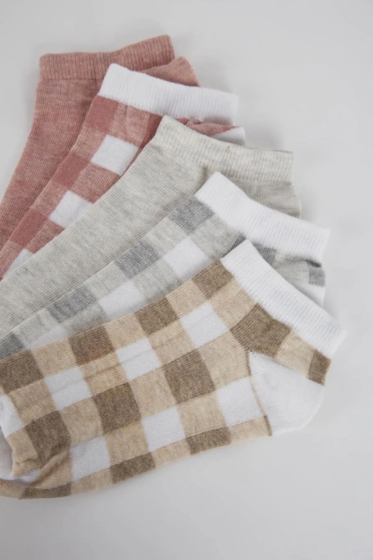 Women's Cotton Colored 5-Pack Short Socks