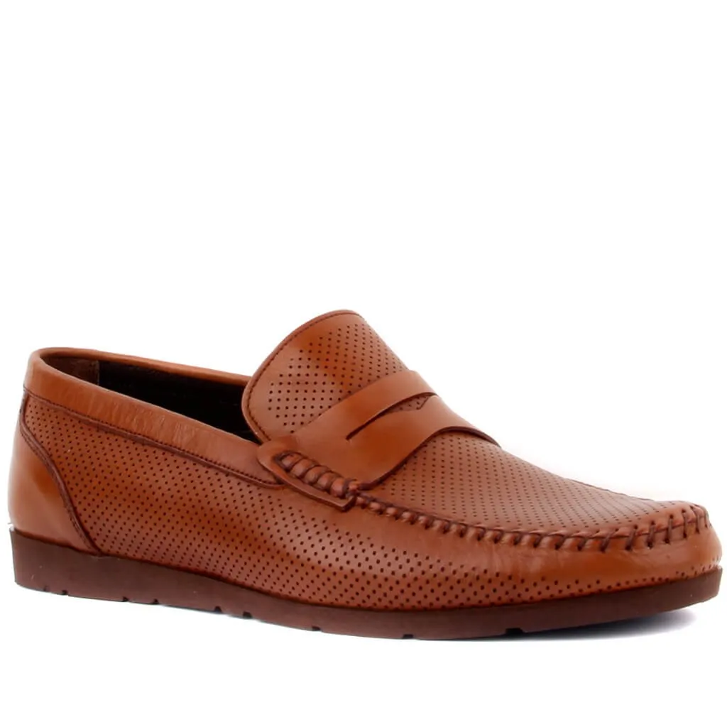 Sail Lakers/Мужская обувь из натуральной кожи Лоферы Мужская Tabacco Размер 40-45 2020 Сделано