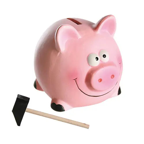 Керамическая копилка в сарае 14х12 см|Копилки для денег| |