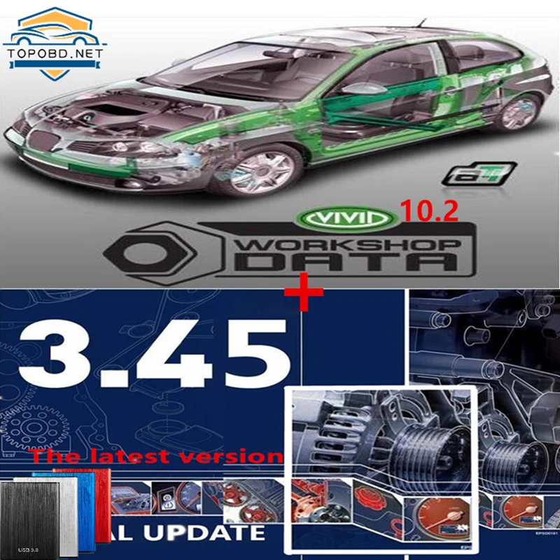 Новейшая версия Aut. Данные 3 45 и vivid мастерской 10 2 авто ремонт установки