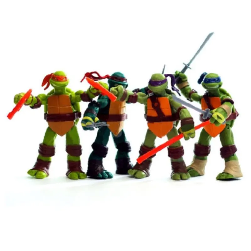 Набор Фигурок Черепашки Ниндзя с проектором 4 шт |
