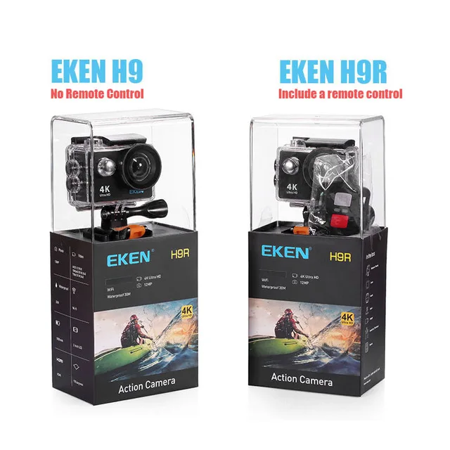 Экшн-камера H9R / H9 Ultra HD 4K водонепроницаемость 30 м экран 2 0 дюйма 1080p | Электроника