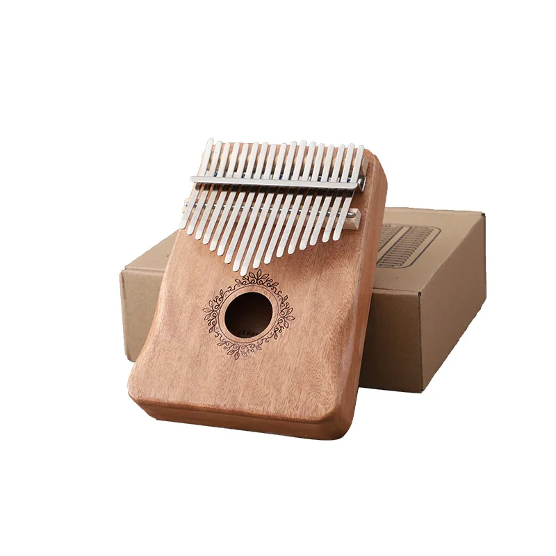 

New Thumb Piano Carimba 17-tone Finger Piano Beginner Getting Started Portable Musical Instrument Creative Two Finger Musical I