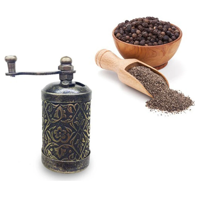 mini spice salt pepper grinder turkish mill manuel with handle kitchen accessories gadgets gift camp new home 358 cm free global shipping