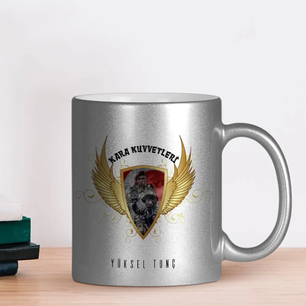 

Personalized Professional Land Forces Silver Gilt Mug Cup