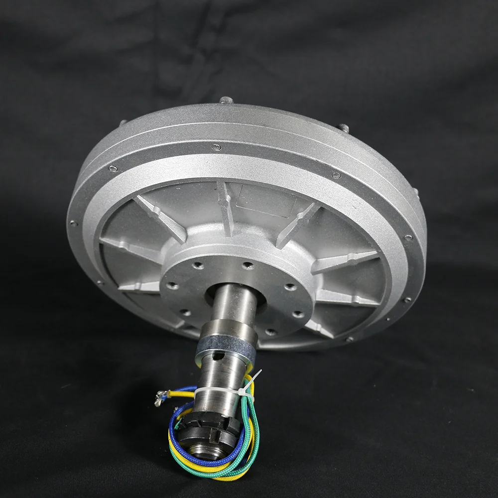 

100W-500W 130-350RPM Low RPM 12V 24V 48V Coreless Permanent Magnet Alternator Maglev Generator Motor For Vertical Wind Turbine