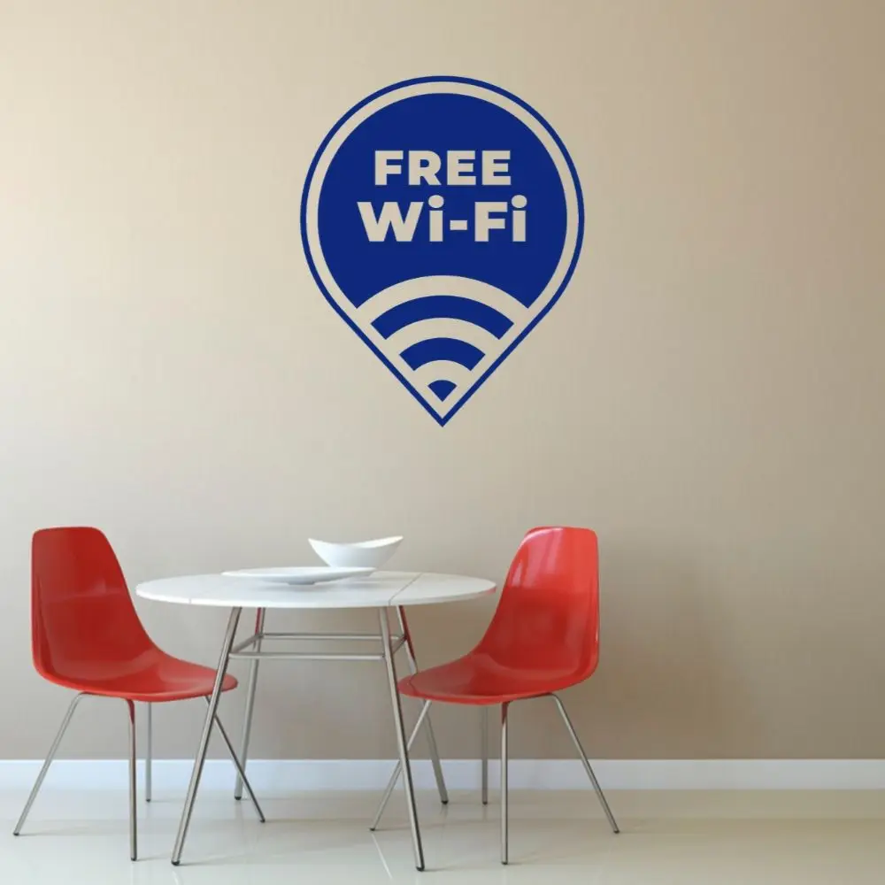 Новый бесплатный Wi-Fi для кофейни настенный стикер наклейка кафе и кухни