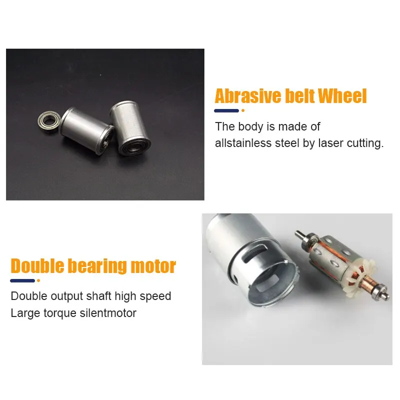 

Mini Elektrische Bandschuurmachine Diy Polijsten Slijpmachine Vaste Hoek Slijpen Machine Blade Desktop Cutter Randen Power Tool