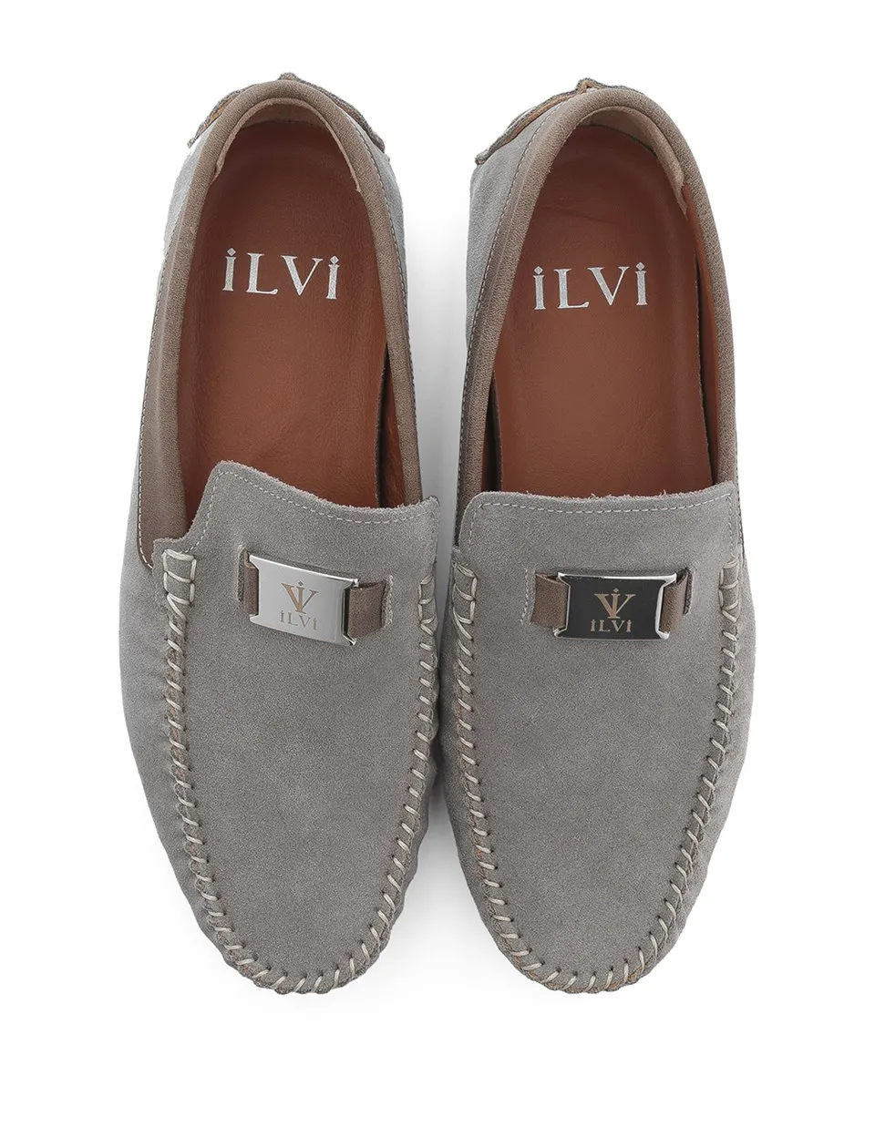 

ILVi-Genuine Leather Handmade Hilda Men's Moccasin Mink Suede Men Shoes 2020 Spring Summer (Made in Turkey)