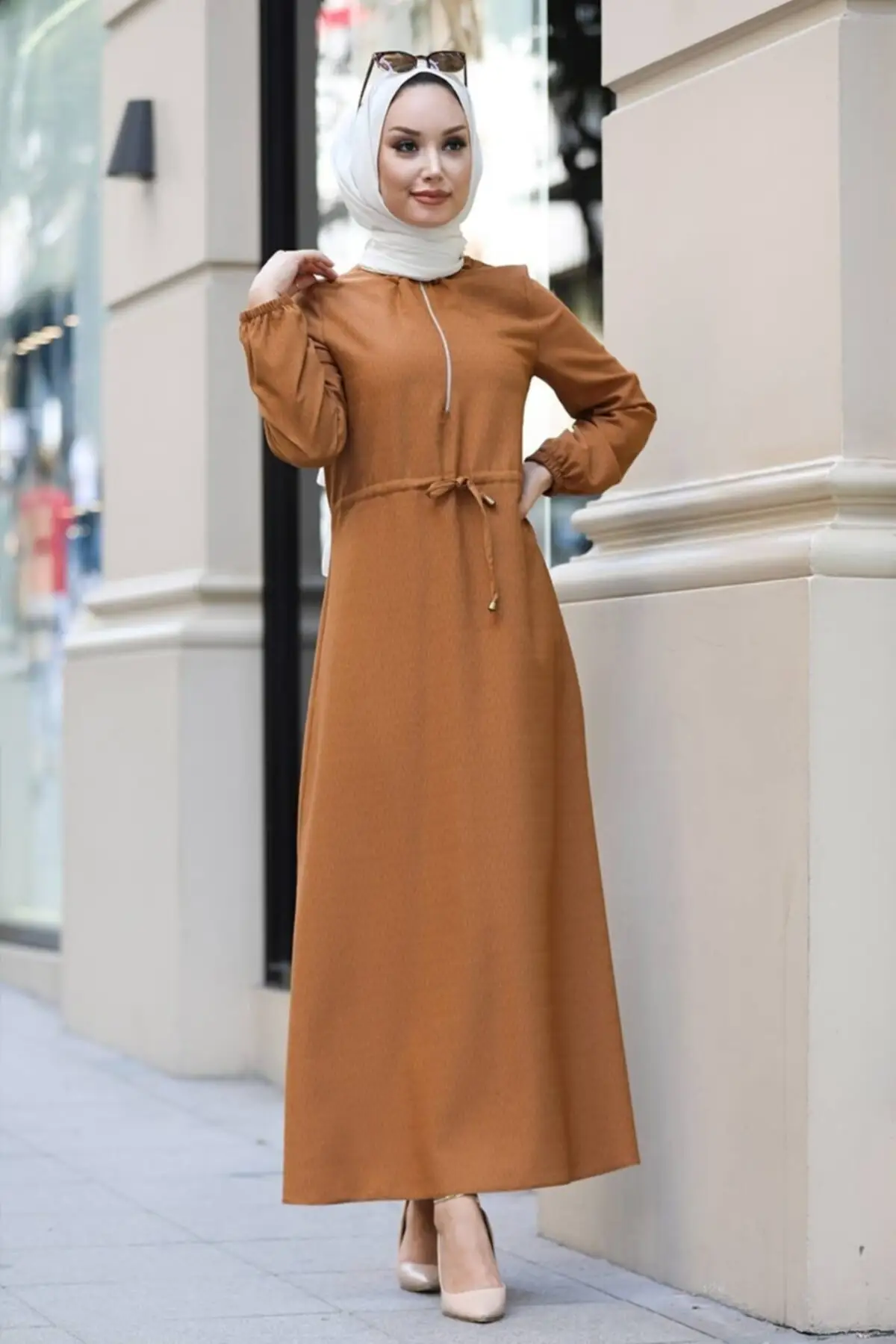 

Turkey headscarf Muslim dress women garment Women's long dress blowing dress dubai abaya robe Moroccan caftan turkey