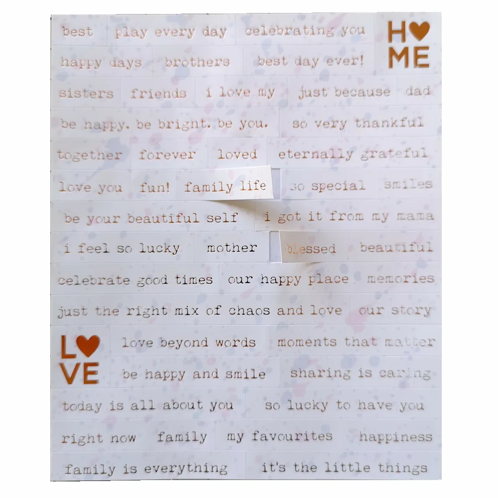 CRZCrafter Набор стикеров с 3D фольгой прозрачные поделки своими руками и скрапбукинг