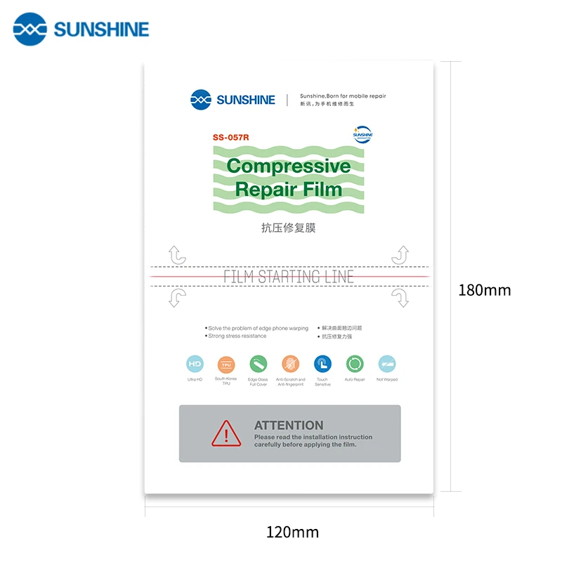 50pcs ss 057r compressive repair hydrogel film sheets screen protectors for edge surface phone plotter sheets for cutter machine f
