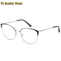 women cat eye spring hinge glasses frame optical eyewear light weight prescription spectacle teens eyeglasses progressive gafas