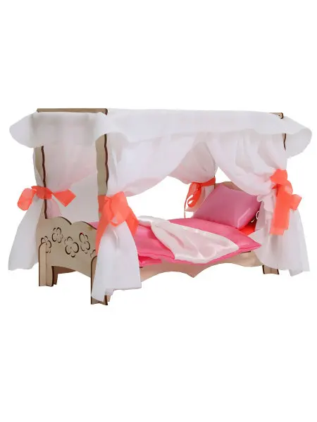 Миниатюрная мебель для куклы рабочая кухня ванная комната гостиная кровать