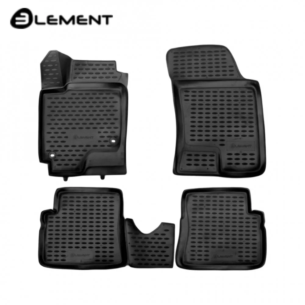 Для Hyundai Getz 2002 2011 Коврики 3D в салон 4 шт./компл. полиуретан Element NLC3D2008210K|3d floor mat|floor mat3d
