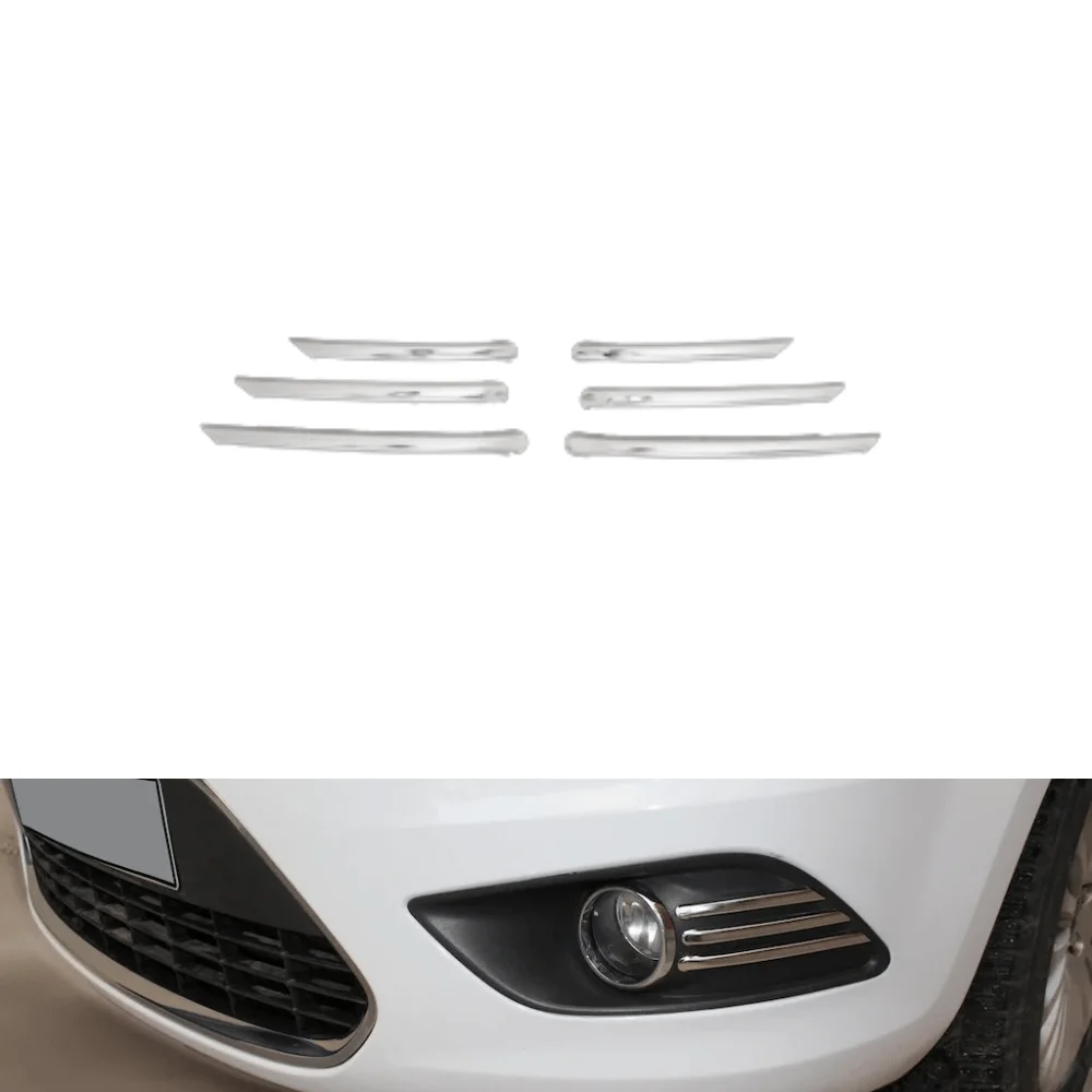 Хромированные Противотуманные фары для Ford Focus 2 HB модели 6 шт. внешний аксессуар из