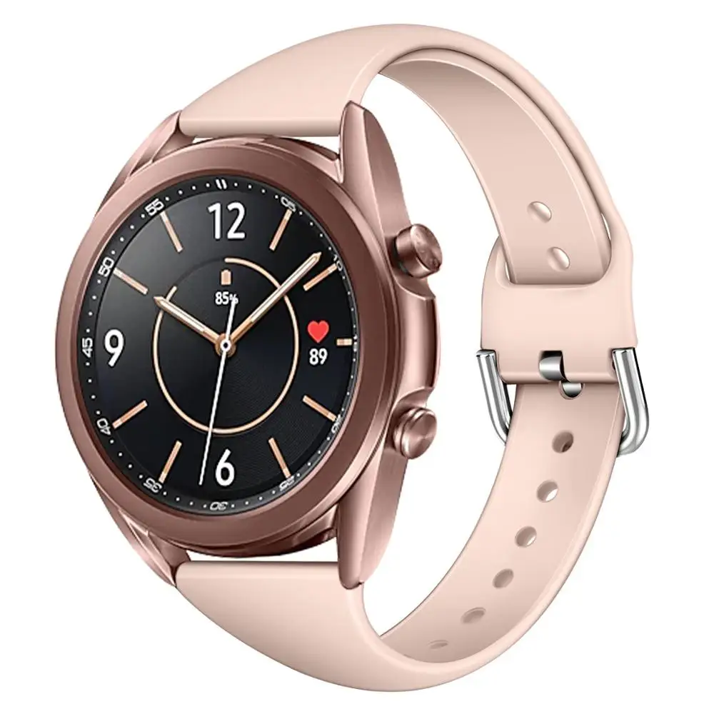 Ремешок силиконовый для часов Huawei Watch gt 2 браслет Samsung Galaxy 42 мм Active 20 мм|Ремешки