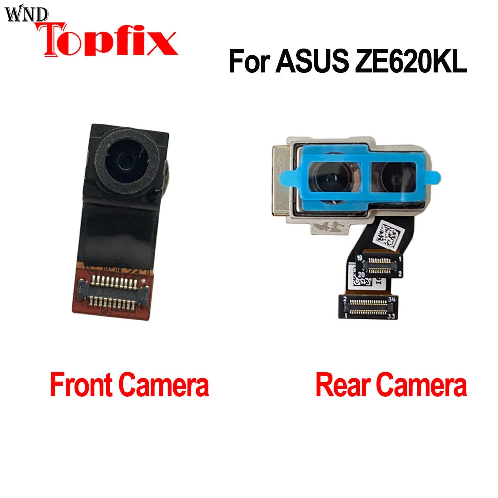 

For Asus Zenfone 5z ZS620KL Front Camera Flex Cable ZE620KL Rear Camera Replacement Parts For ASUS ZE620KL Back Camera