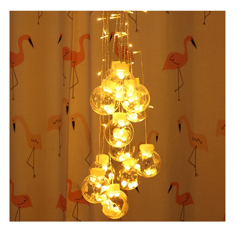 СВЕТОДИОДНЫЙ медный провод звезда занавес гирлянды лампа Фея освещение для