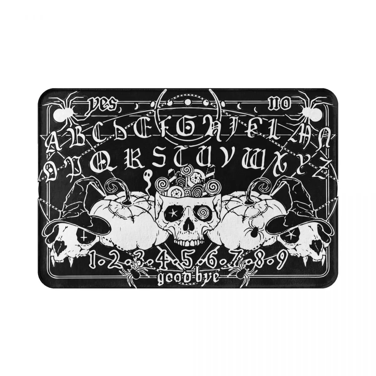 Ouija доска Придверный коврик для ведра мягкий Противоскользящий Хэллоуина