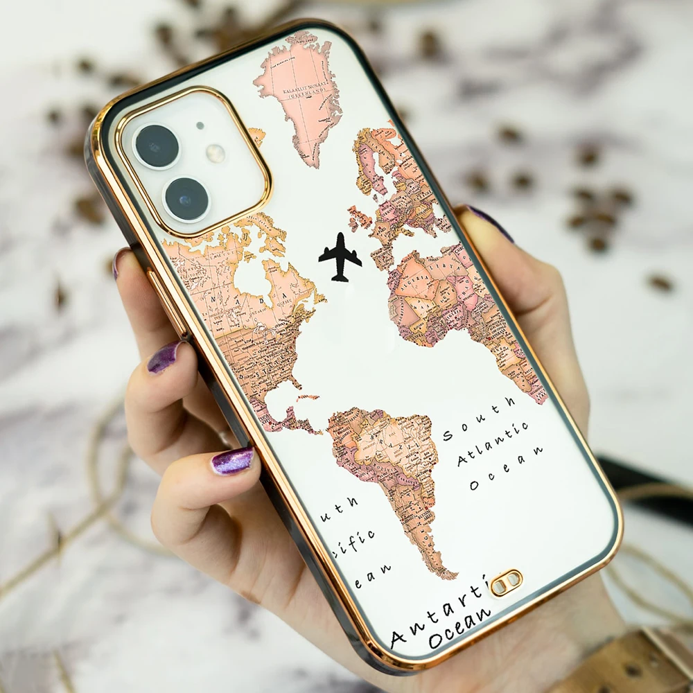 2021 Роскошные самолеты Карта Дизайн чехол для мобильного телефона IPhone 11 забавные