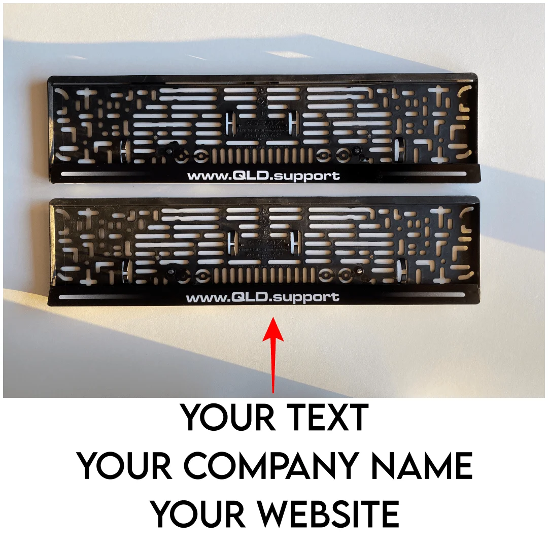 Пользовательская рамка номерного знака автомобильные аксессуары держатель для