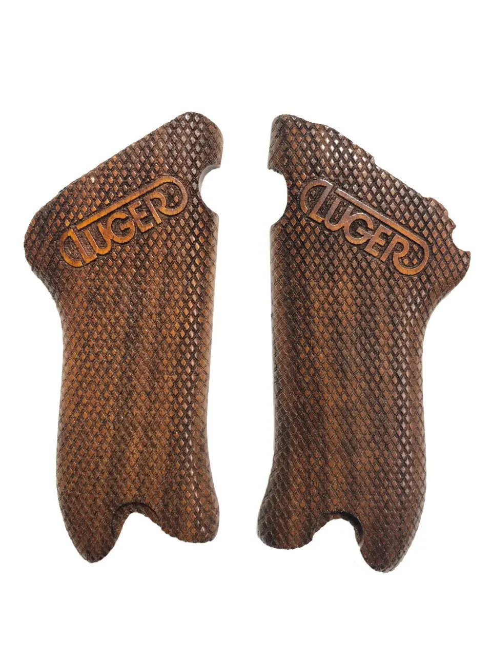 

Luger P-08 roll laser cut custom grips Mod.4