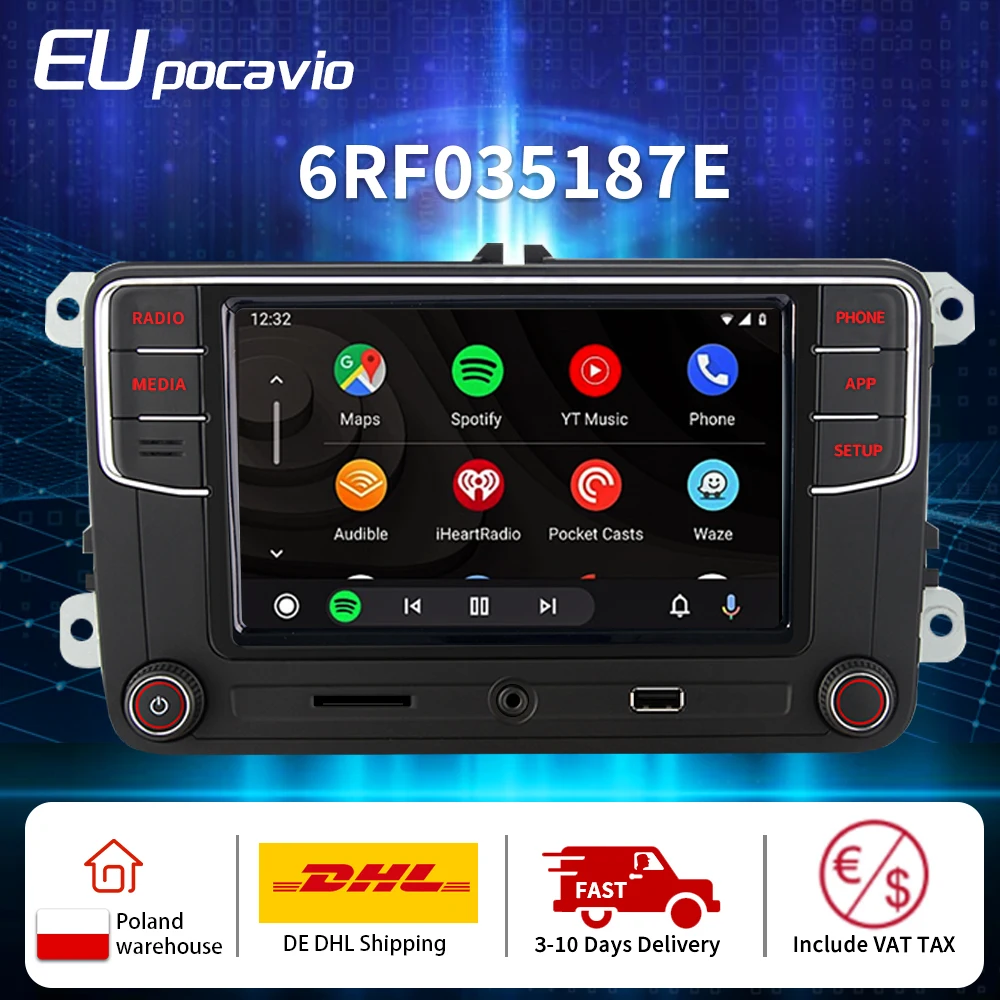 Автомобильный радиоприемник Noname RCD330 MIB Carplay RCD340G 6RF 035 187E для VW Golf 5 6 - Цена: 
