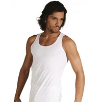 1 pcs men cotton top clothing underwear male undershirt classic white shirt male