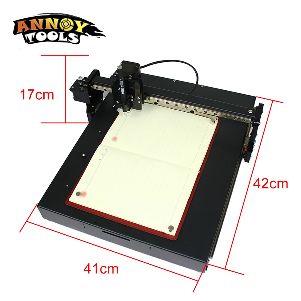 DIY робот ручка для рисования устройство линейная слайд конструкция 27*32 см рабочий