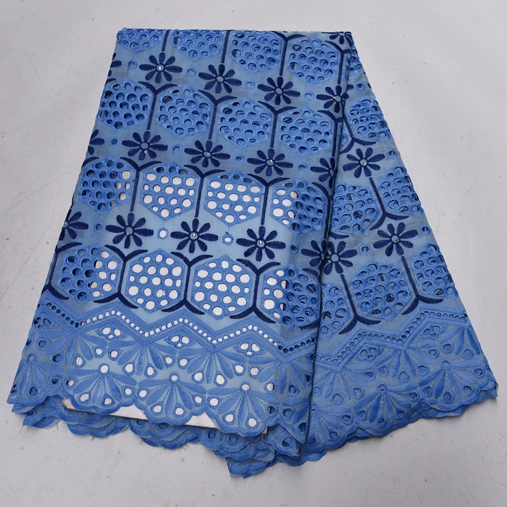 Синяя швейцарская вуаль кружева в швейцарском стиле высокое качество Дубай тюль