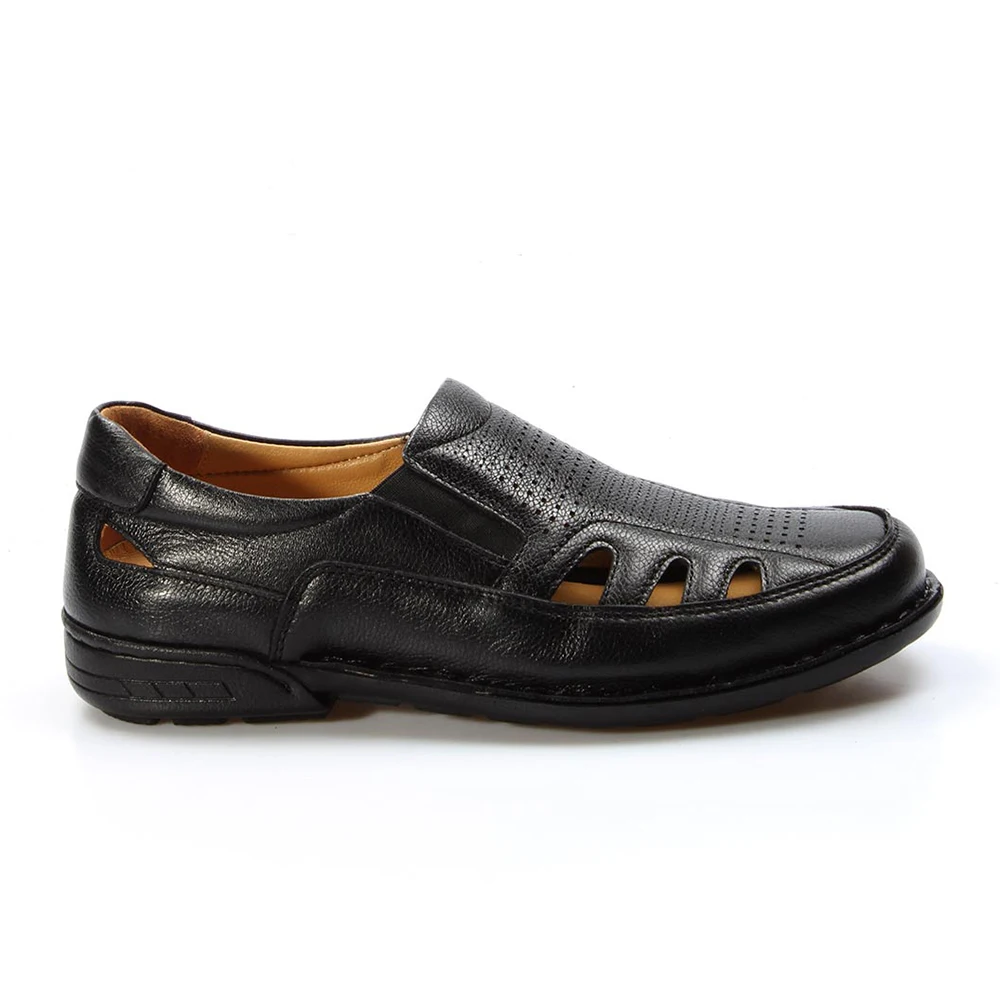 

Hot Classic Summer Men's Sandals Genuine Leather Soft Breathable Shoes Designer Beach Roman Brand Sandals Men Sandals Slippers 662MA118KT