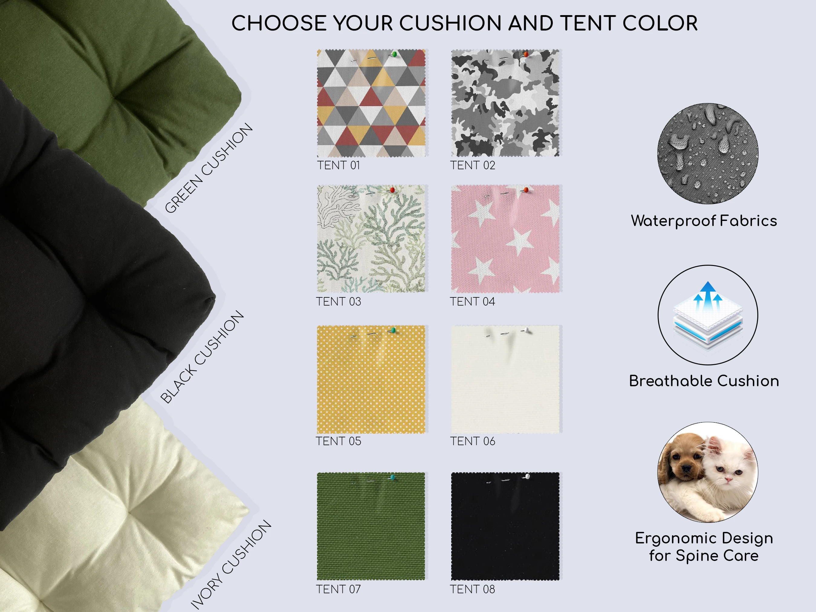 

Personalized Cat Bed for Indoor, Large Cat Beds, Dog House for Indoor