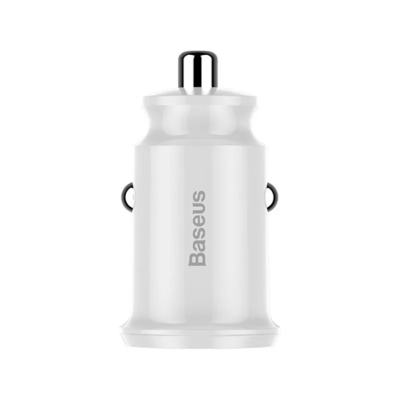 Автомобильное зарядка Baseus Grain Dual USB 5V 3.1A (CCALL ML02) белая|Зарядные устройства для