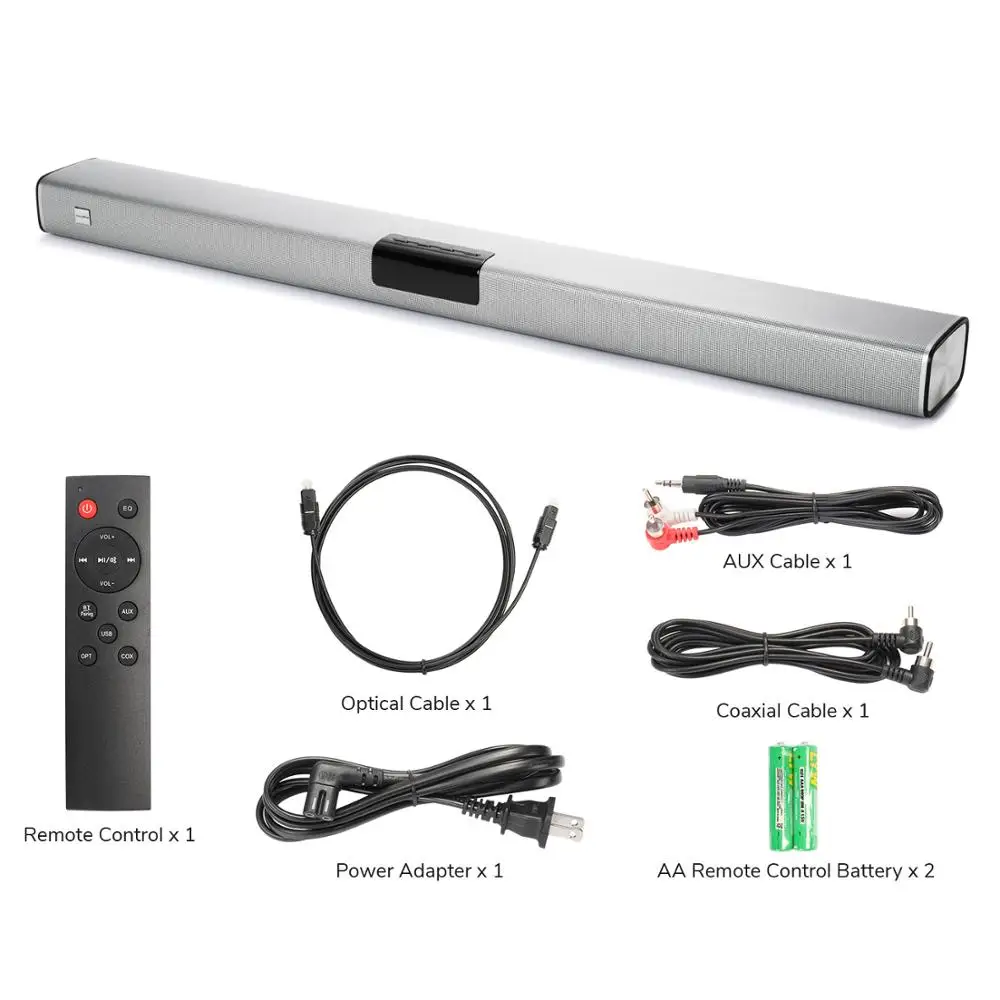 InstaBox 35 дюймов S60M Саундбар с экраном дисплея и дистанционным встроенным