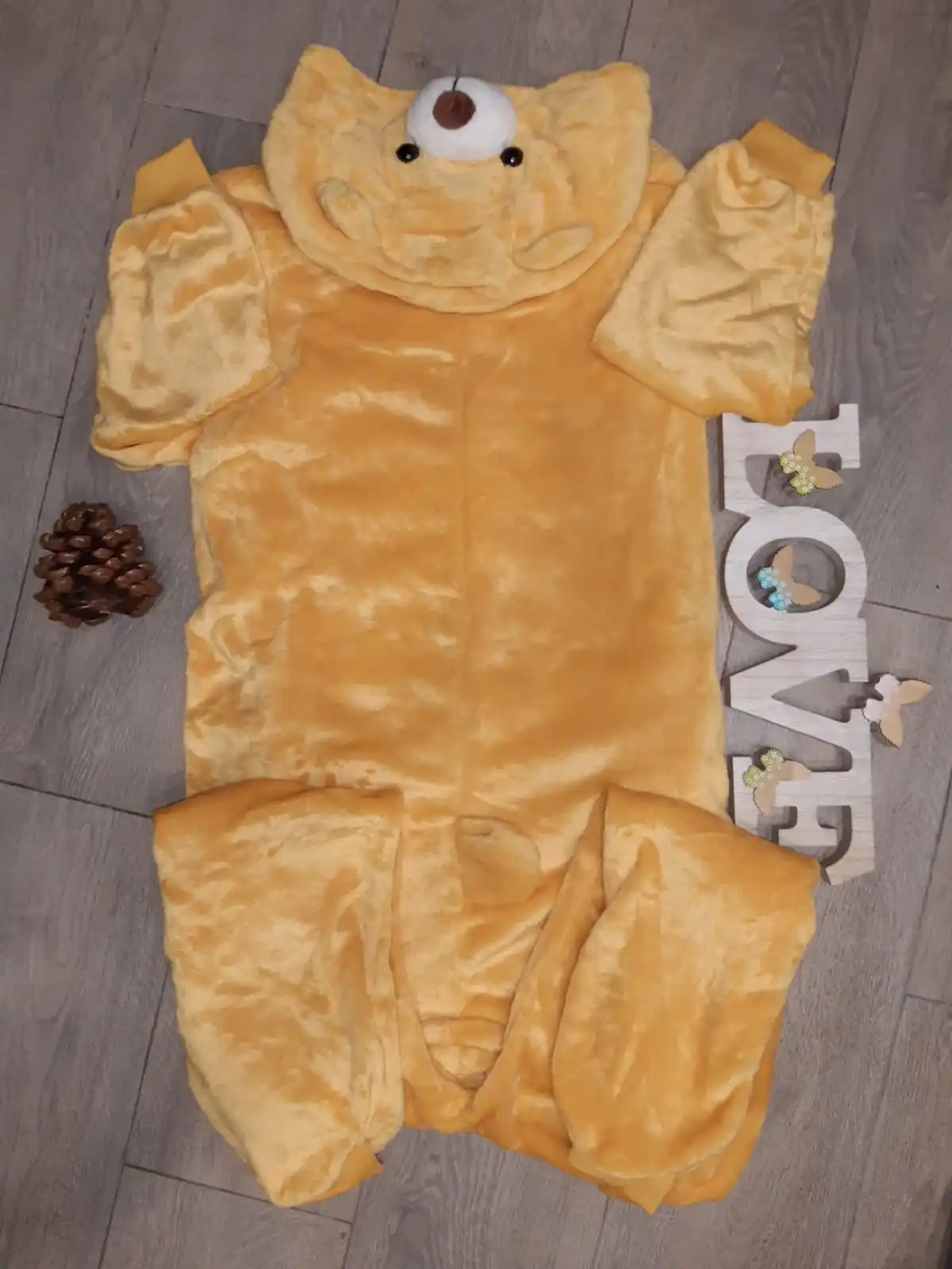 Кигуруми Медведь Бежевый Мишка 3Д волк заяц косплей тигр лев пикачу |