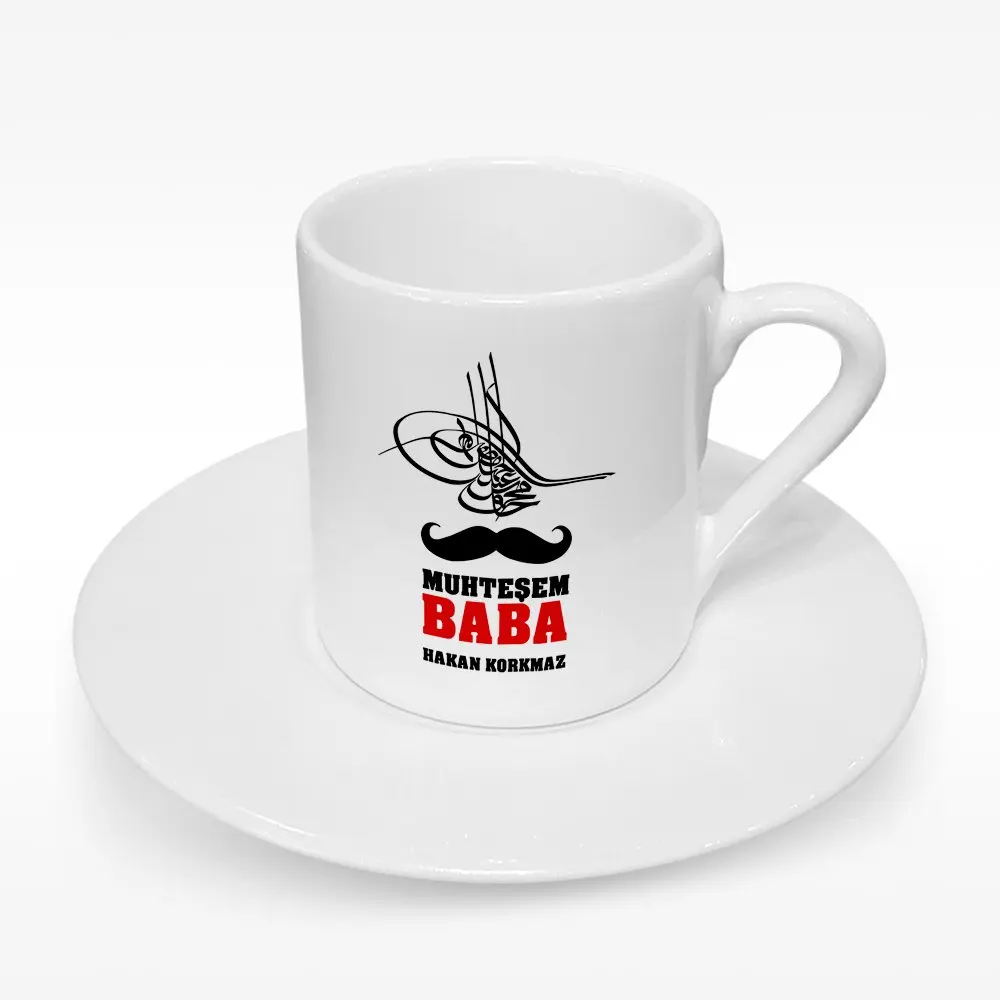 

Personalized Gorgeous Dad Design Turkish coffee Cup-1