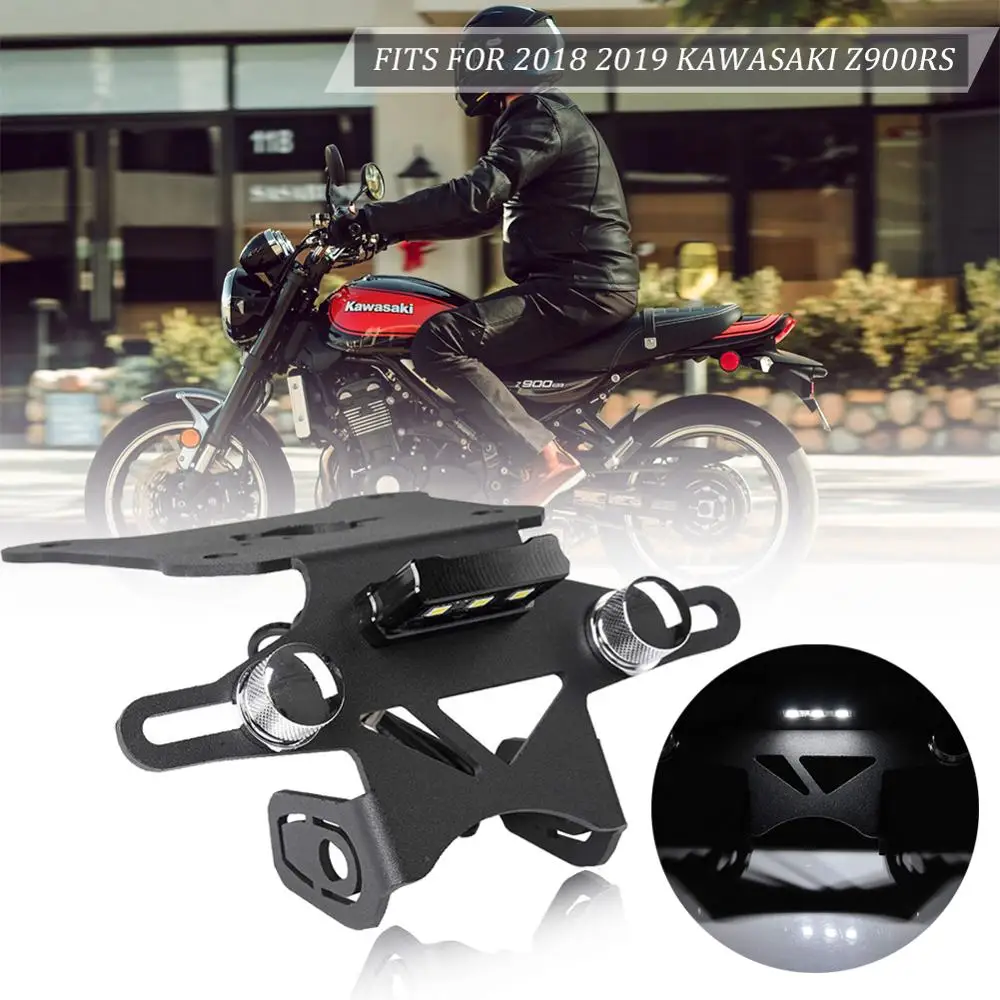 Держатель номерного знака Для Кавасаки Z900RS 2018 2019 аксессуары для мотоциклов