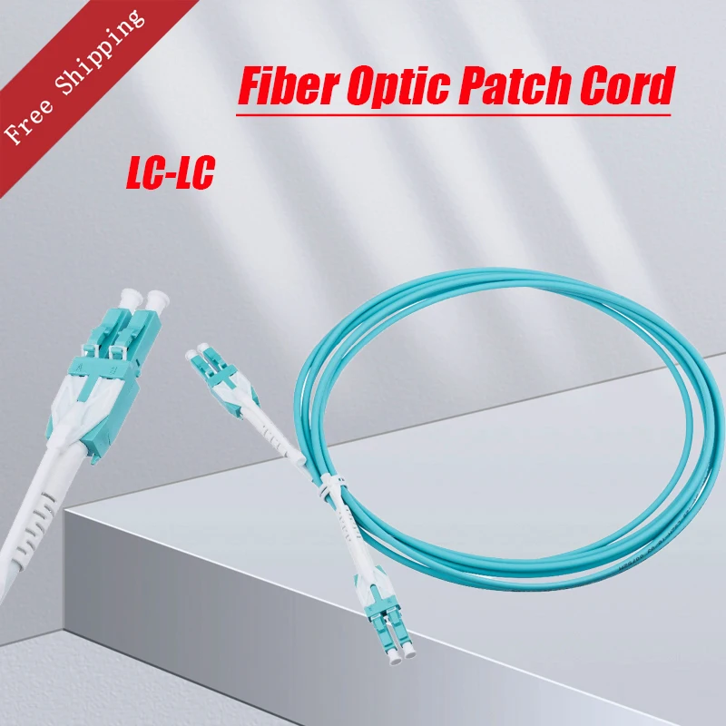 

Free Shipping 3 Meters Uniboot LC to LC Fiber Optic Cable 10G MultiMode Duplex Patch Cord OM3