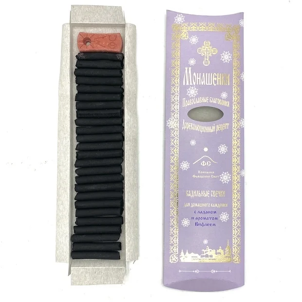 Фимиам с подставкой монашенки малые кадильные ароматные свечи | Дом и сад